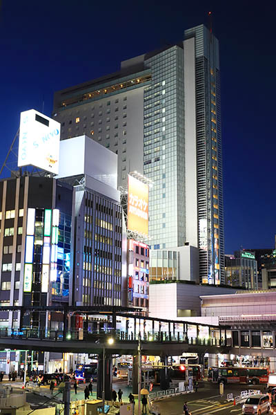 渋谷・超高層ビル夜景