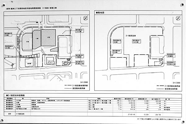 豊洲ベイサイドクロス／(仮称)豊洲二丁目駅前地区第一種市街地再開発事業 2-1街区の建築計画のお知らせ