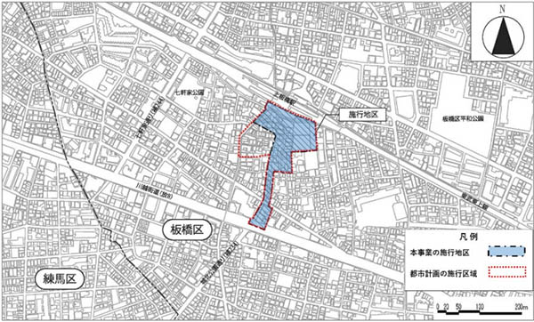 上板橋駅南口駅前東地区第一種市街地再開発事業
