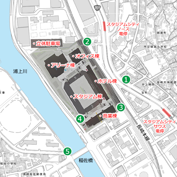 長崎スタジアムシティ（スタジアムシティホテル長崎）