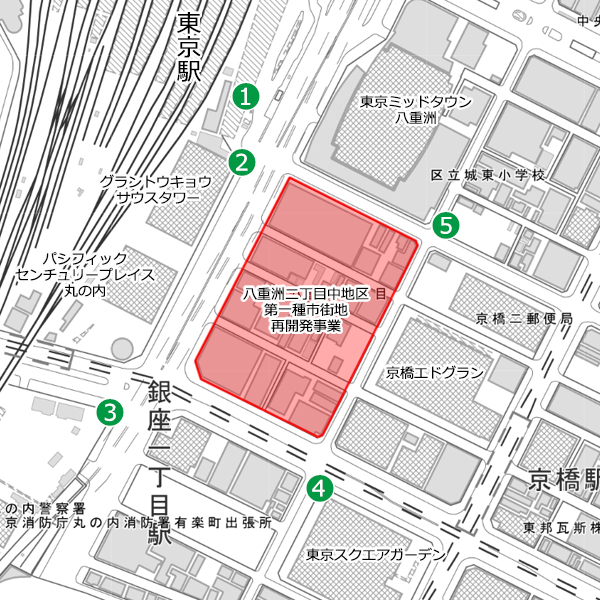 八重洲二丁目中地区第一種市街地再開発事業