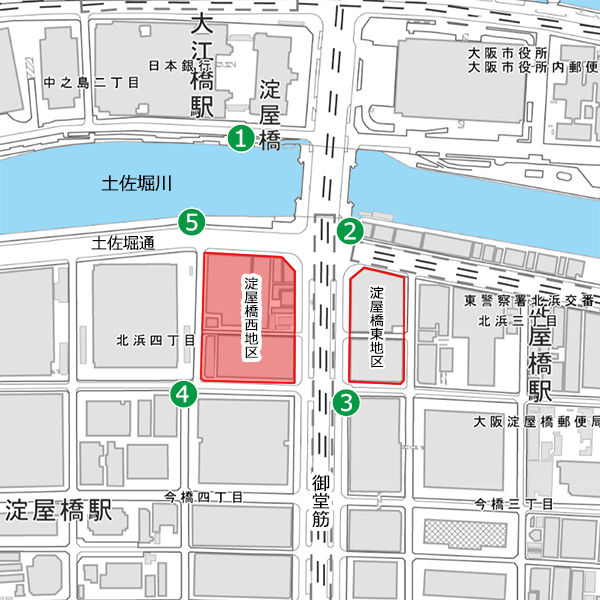 淀屋橋駅西地区第一種市街地再開発事業