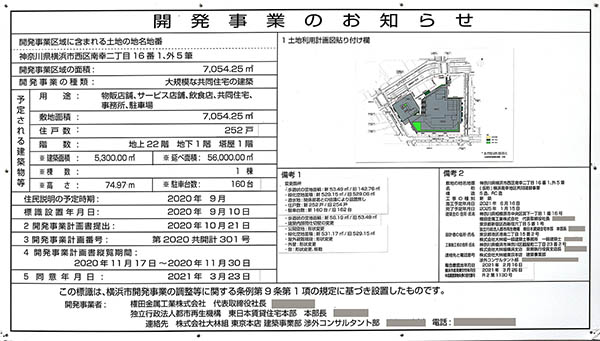 (仮称)横浜南幸地区共同建替事業の建築計画のお知らせ