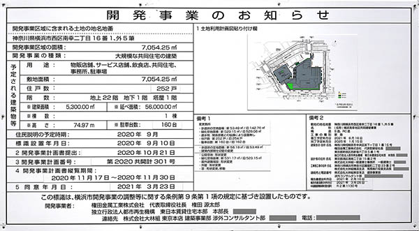 (仮称)横浜南幸地区共同建替事業の開発事業のお知らせ