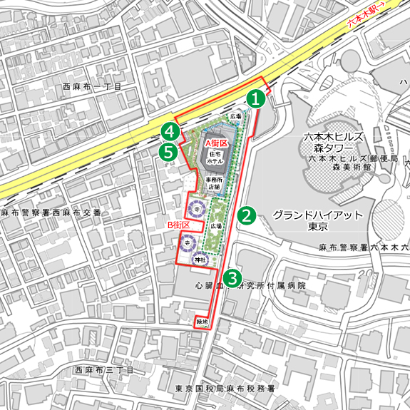 西麻布三丁目北東地区第一種市街地再開発事業