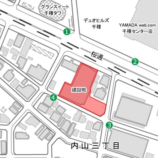 (仮称)サムティ名古屋市千種区内山三丁目Ⅲ新築工事