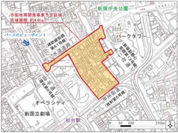 西新宿三丁目西地区第一種市街地再開発事業