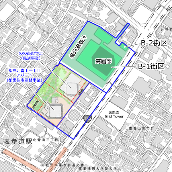 北青山三丁目地区(再)施設建築物建設工事