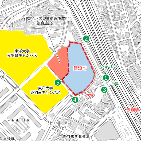 (仮称)北区赤羽台1丁目計画（赤羽台ゲートウェイ計画）