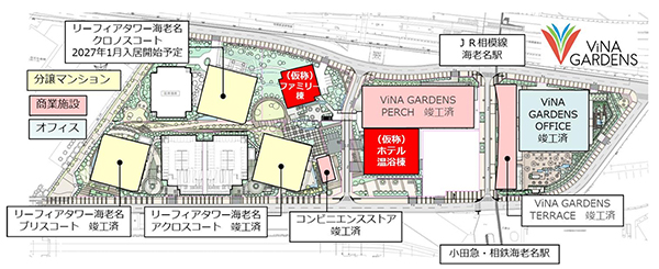 ViNA GARDENS 配置図