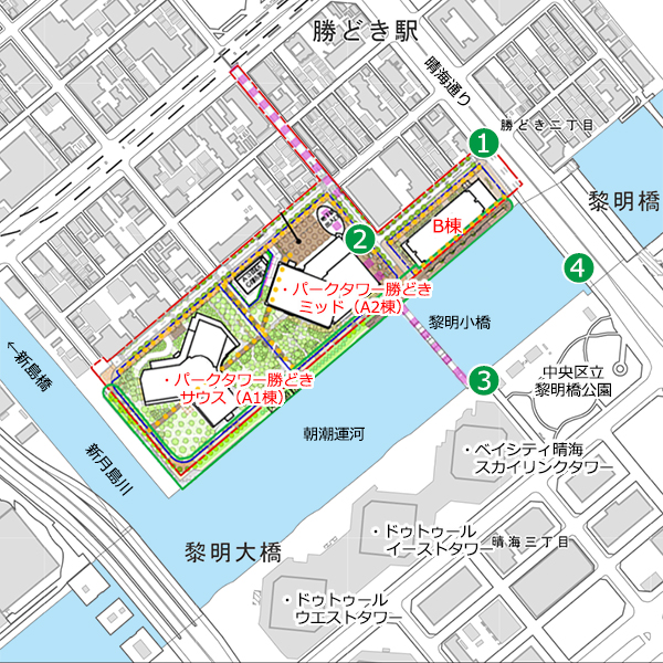 勝どき東地区第一種市街地再開発事業施設建築物B棟