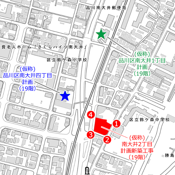 (仮称)南大井2丁目計画新築工事