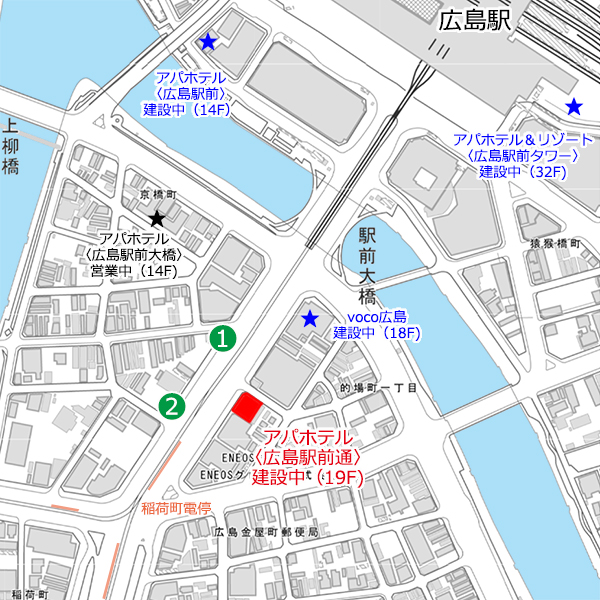 (仮称)アパホテル〈広島駅前通〉