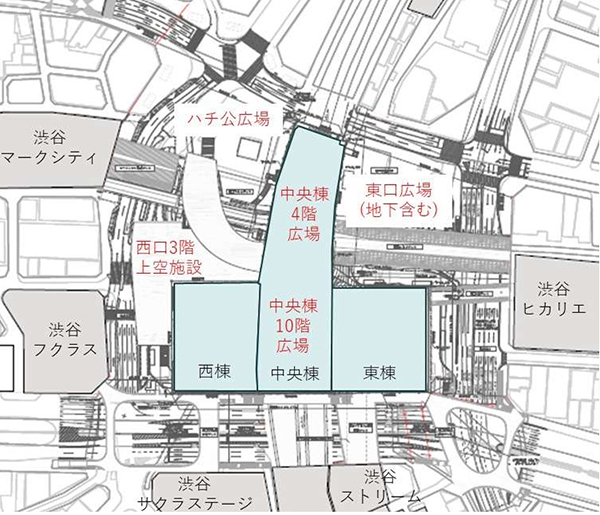渋谷スクランブルスクエア第Ⅱ期（中央棟・西棟）