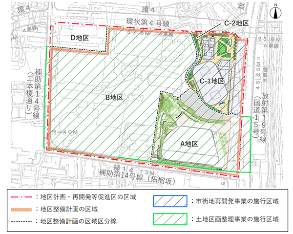 仮称)高輪三丁目品川駅前地区第一種市街地再開発事業