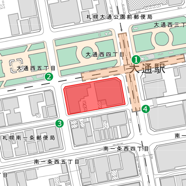 大通西4南地区第一種市街地再開発事業