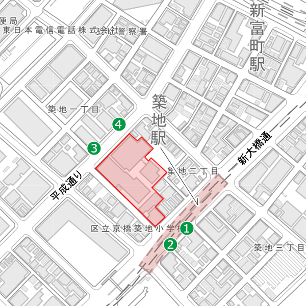 築地二丁目地区第一種市街地再開発事業