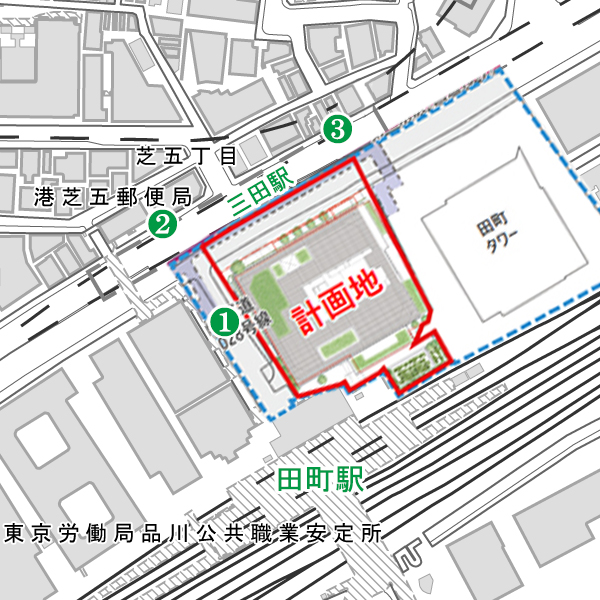 田町駅西口駅前地区開発事業