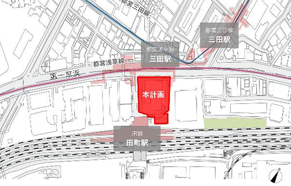 田町駅西口駅前地区開発事業