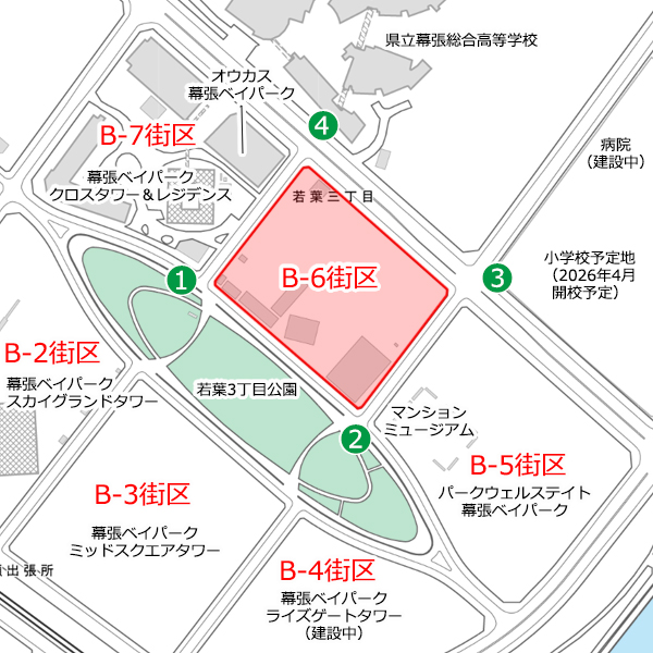 幕張新都心若葉住宅地区計画(B-6街区)