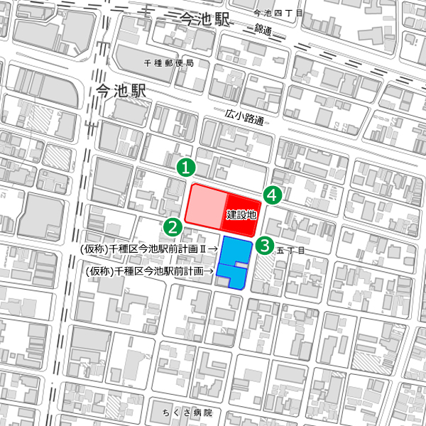 (仮称)名古屋市千種区今池五丁目計画