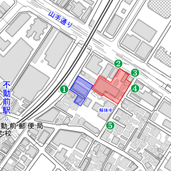 品川区西五反田5丁目計画新築工事