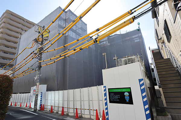 品川区西五反田5丁目計画新築工事