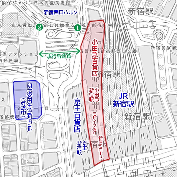 新宿駅西口地区開発計画