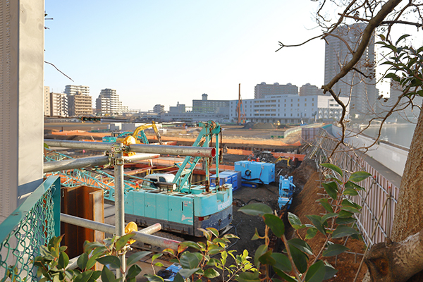 千住大川端地区