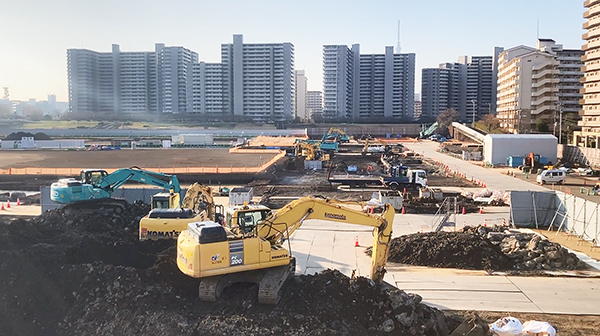 千住大川端地区