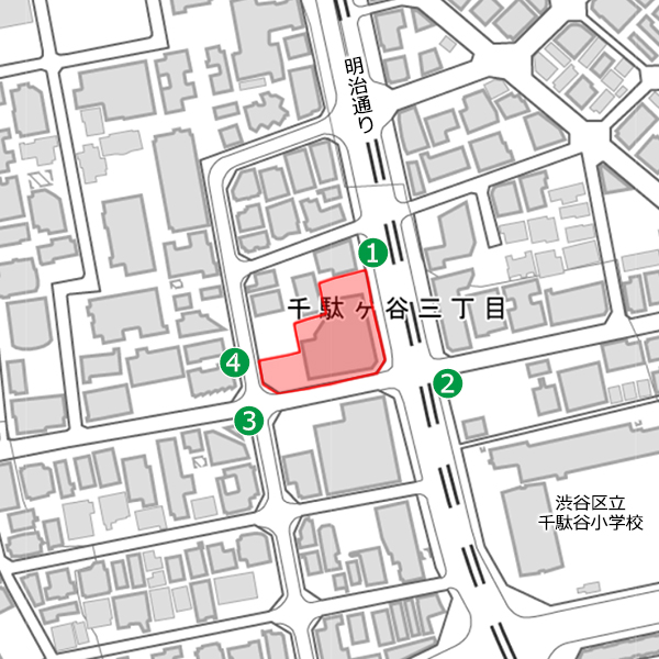(仮称)渋谷区千駄ヶ谷3丁目共同住宅新築工事