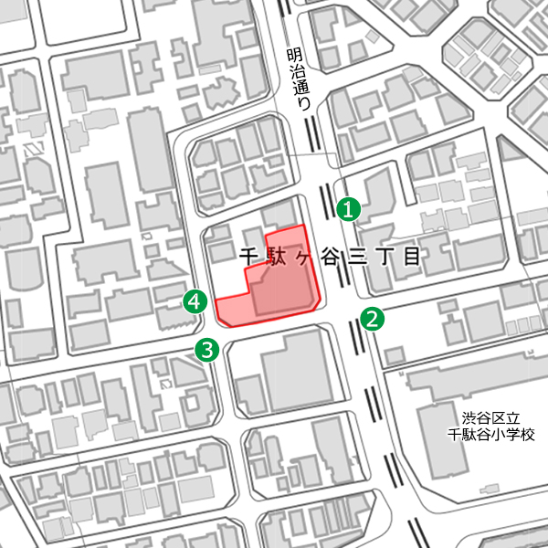 (仮称)渋谷区千駄ヶ谷3丁目共同住宅新築工事
