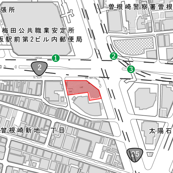 (仮称)サムティ北区曽根崎新地1丁目ビル新築工事