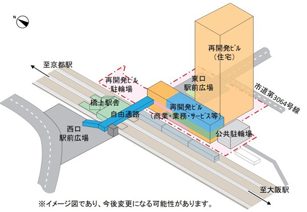 JR向日町駅周辺地区第一種市街地再開発事業