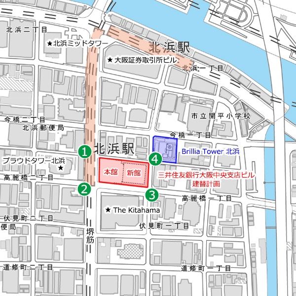 (仮称)三井住友銀行大阪中央支店建替計画