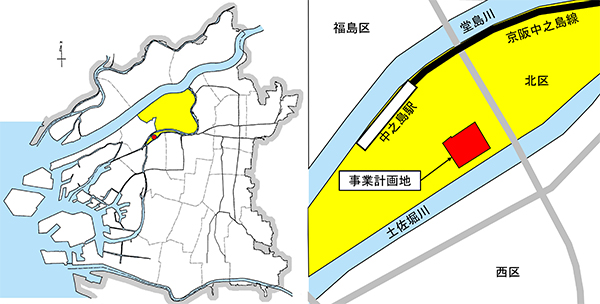 (仮称)大阪市北区中崎1丁目計画