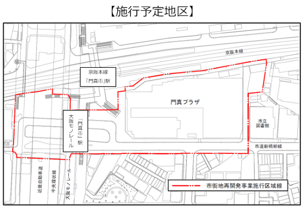 門真市駅前地区第一種市街地再開発事業